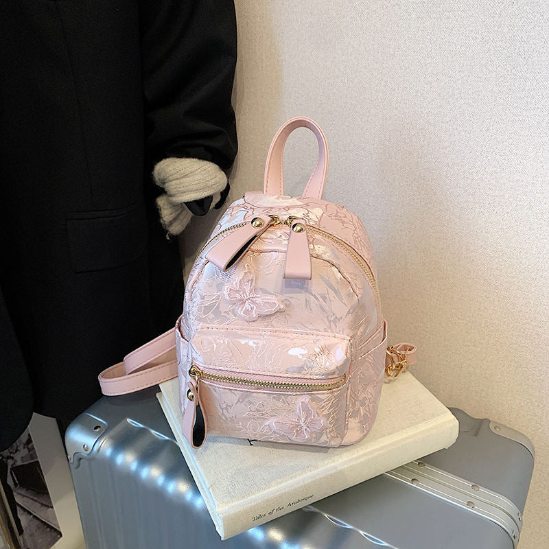 Women's Embossed Jacquard Backpack